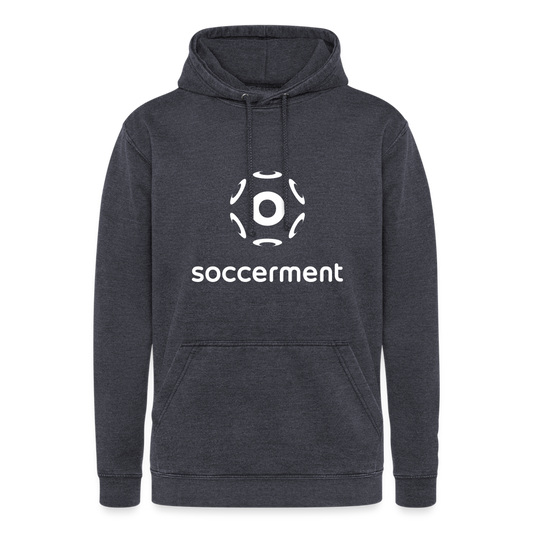 Soccerment Vintage Hoodie - washed navy